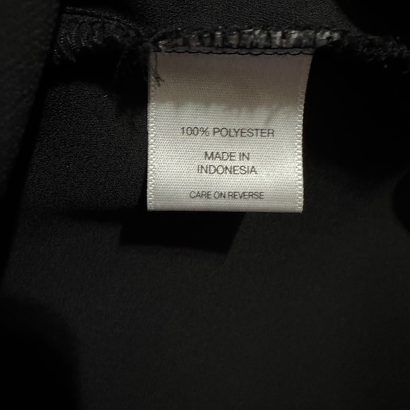 New York Company Black Button Down Shirt Long Sleeve Utility Pockets Women L - Picture 12 of 13